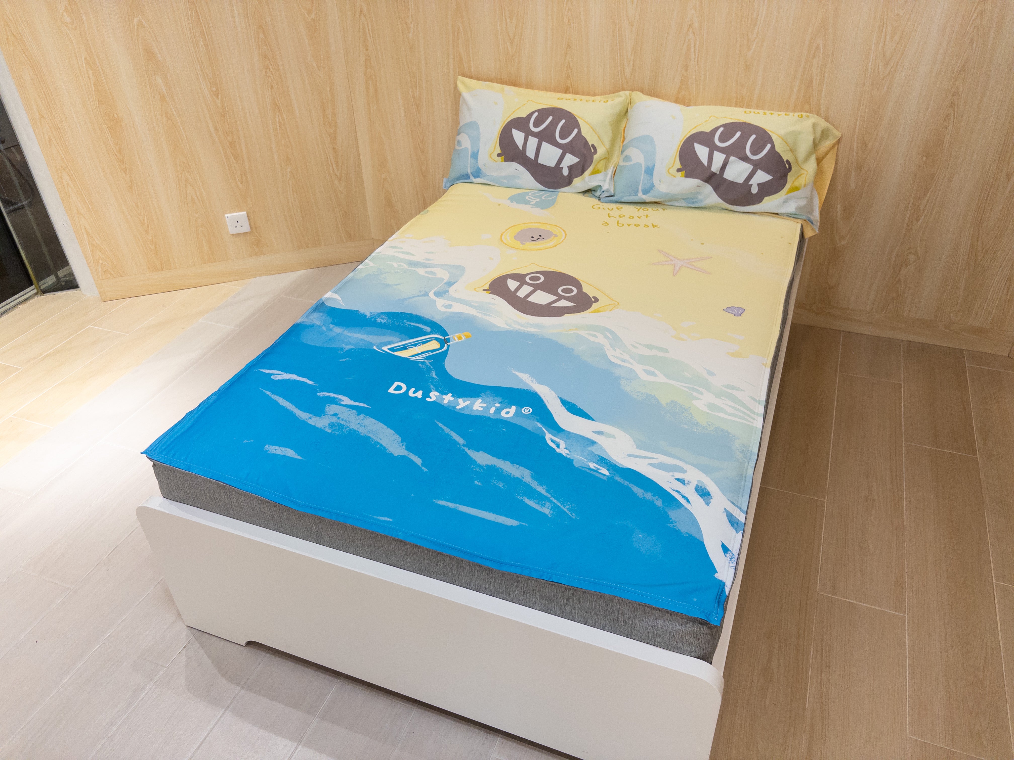 Bedding with two pillowcases | 100% Cotton (Gen. 2) | Dustykid® Beach Weekend