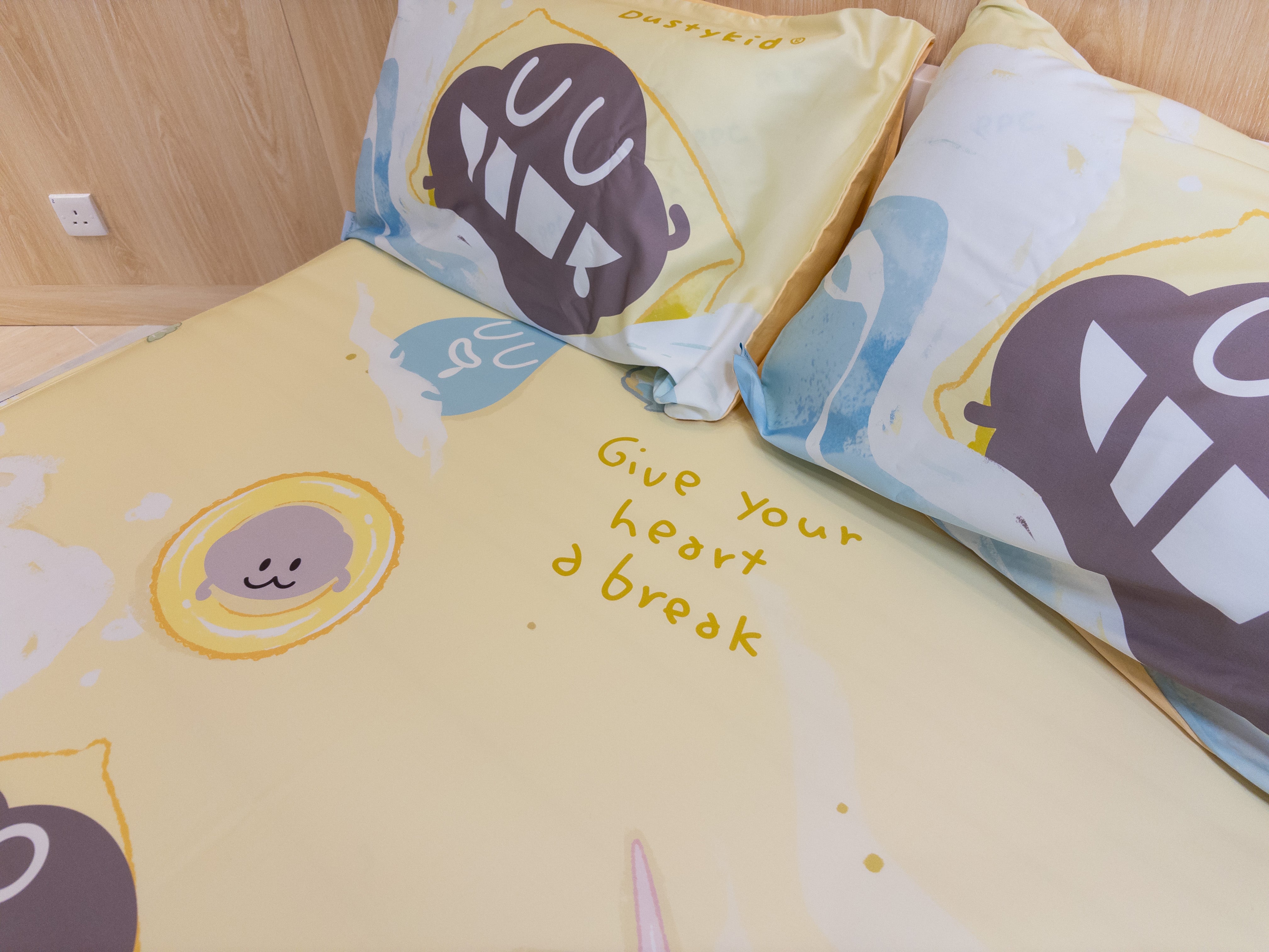 Bedding with two pillowcases | 100% Cotton (Gen. 2) | Dustykid® Beach Weekend