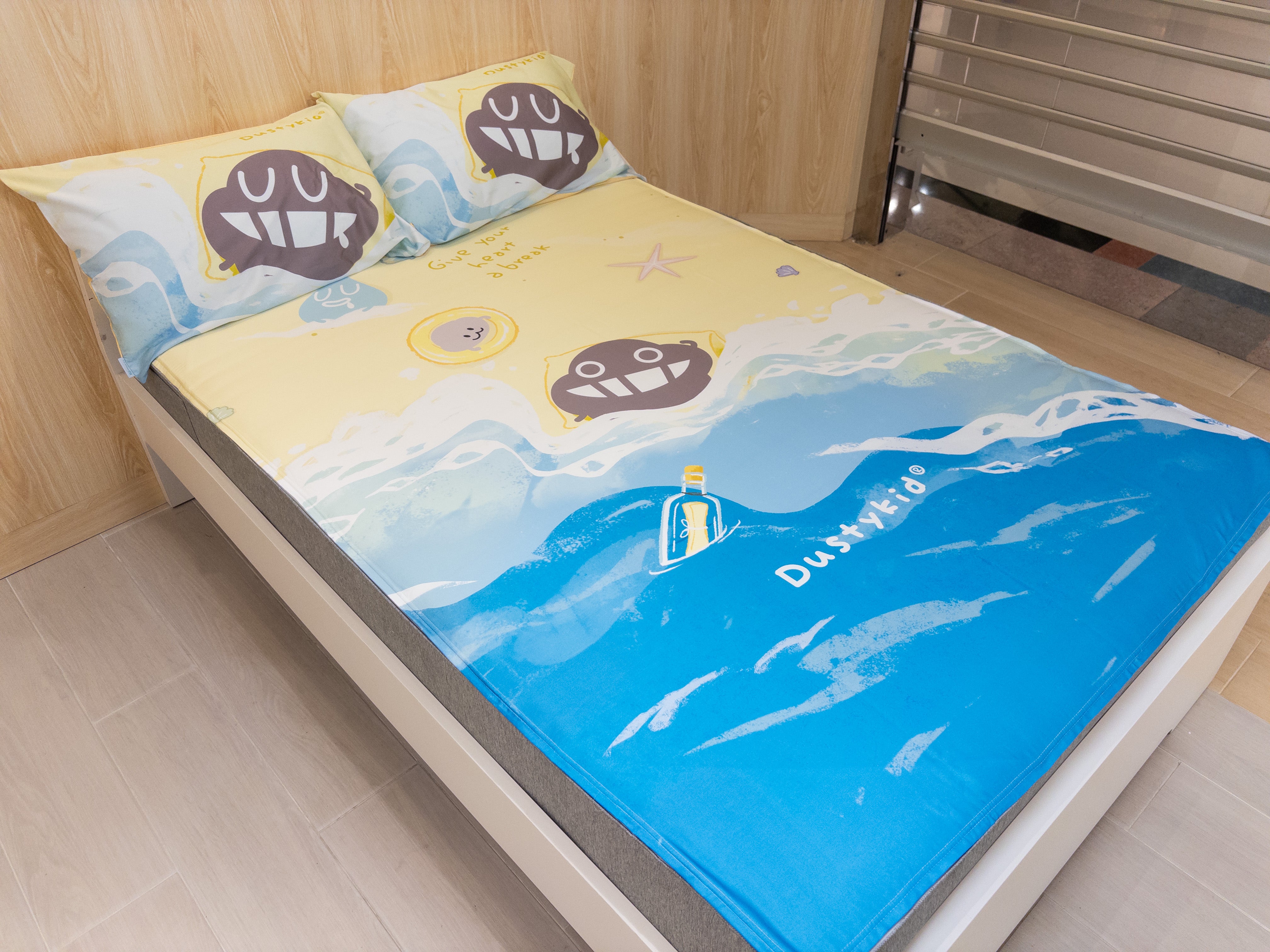 Bedding with two pillowcases | 100% Cotton (Gen. 2) | Dustykid® Beach Weekend