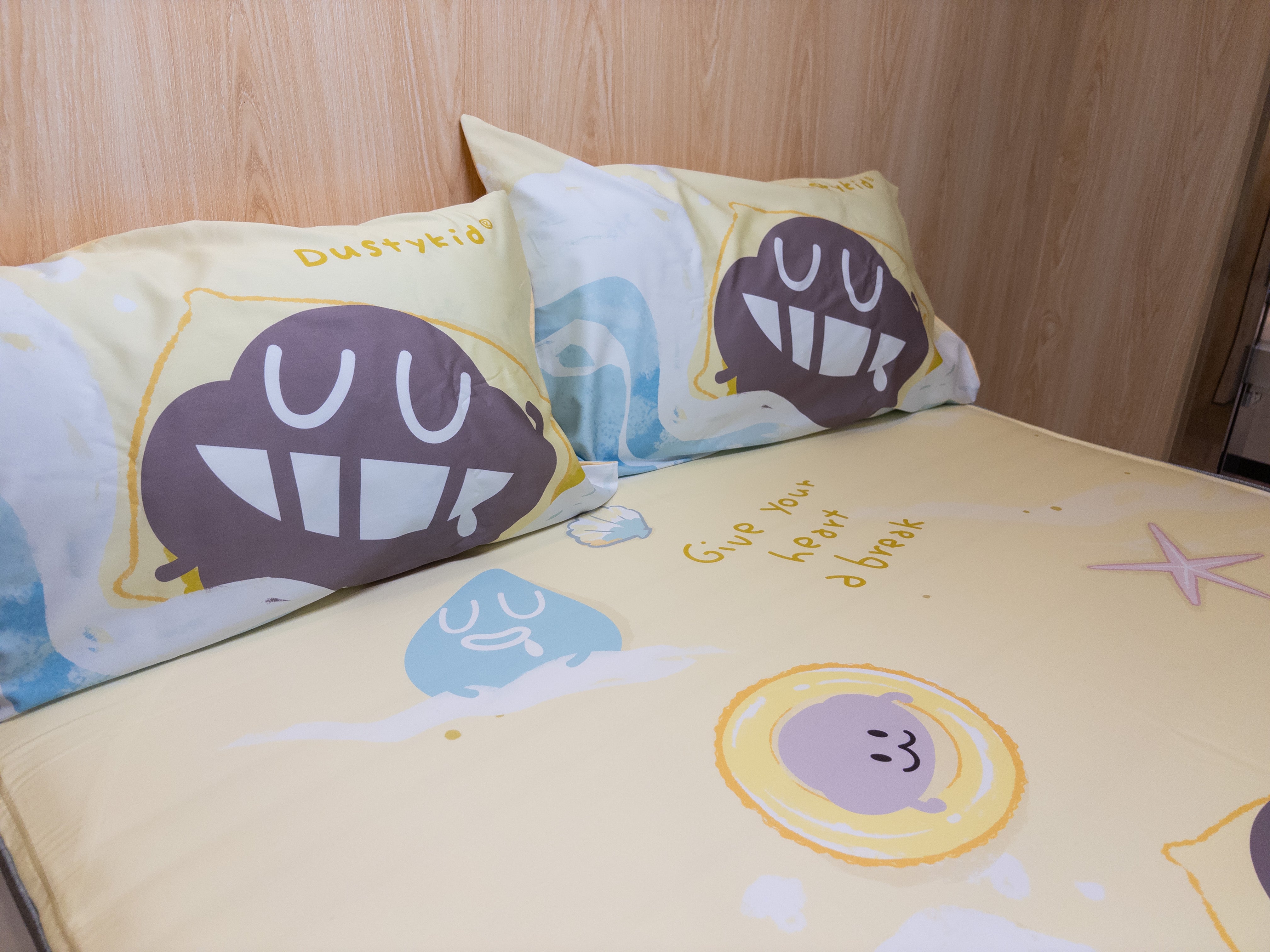 Bedding with two pillowcases | 100% Cotton (Gen. 2) | Dustykid® Beach Weekend