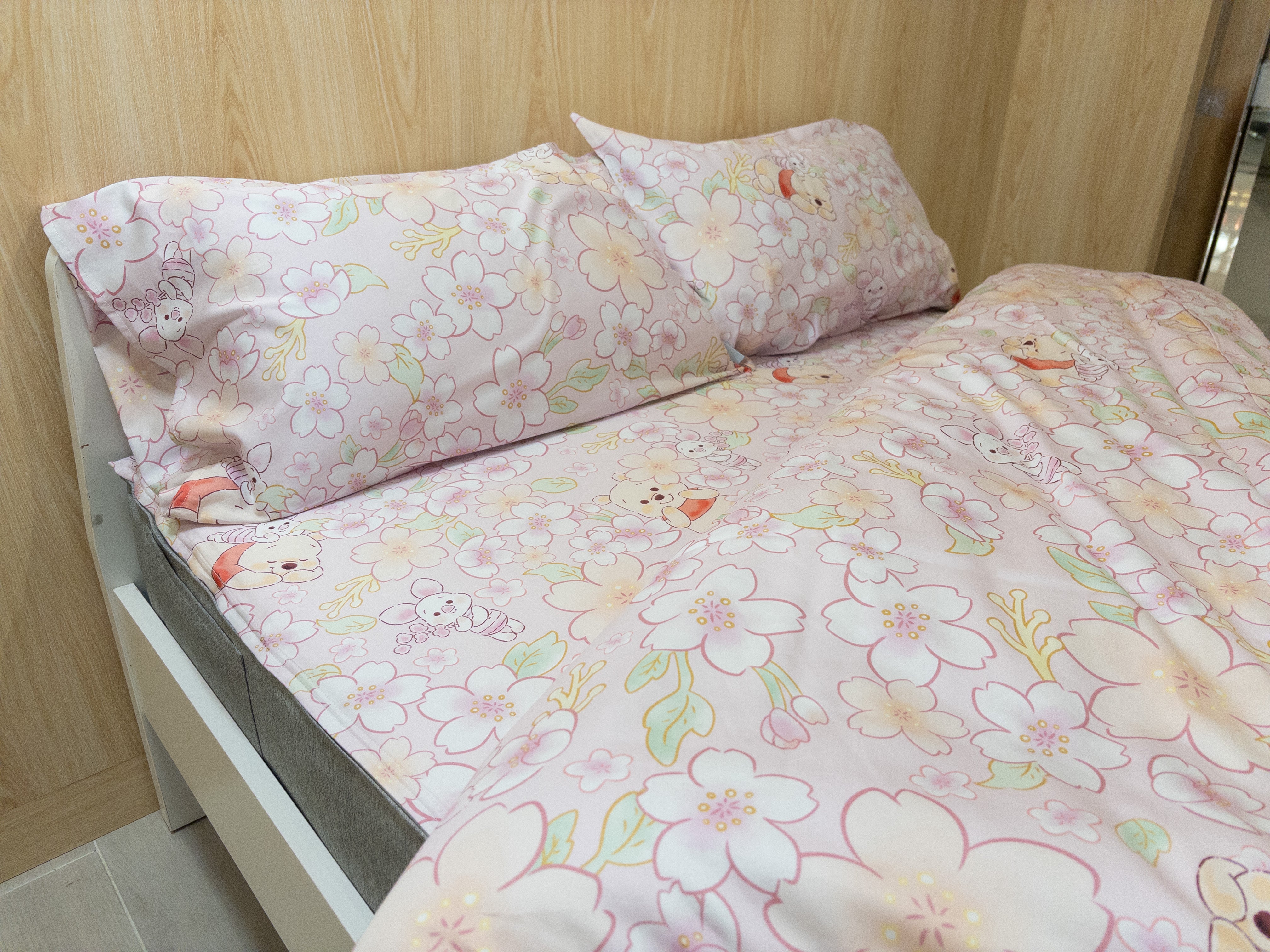 New Duvet Cover | 100% Cotton (Gen. 2) | Winnie the Pooh® Cherry Blossom Dream Language