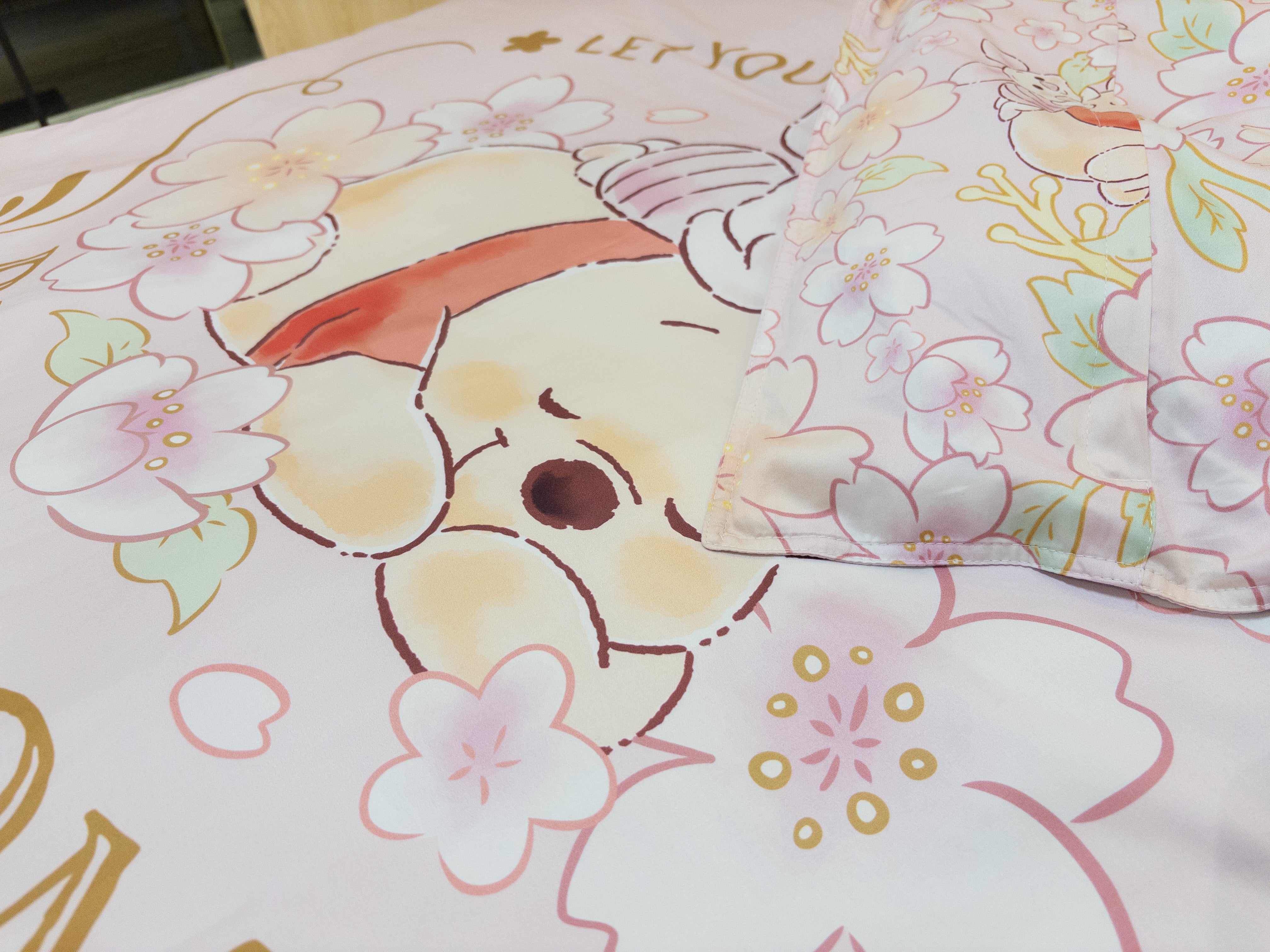 New Duvet Cover | 100% Cotton (Gen. 2) | Winnie the Pooh® Cherry Blossom Dream Language