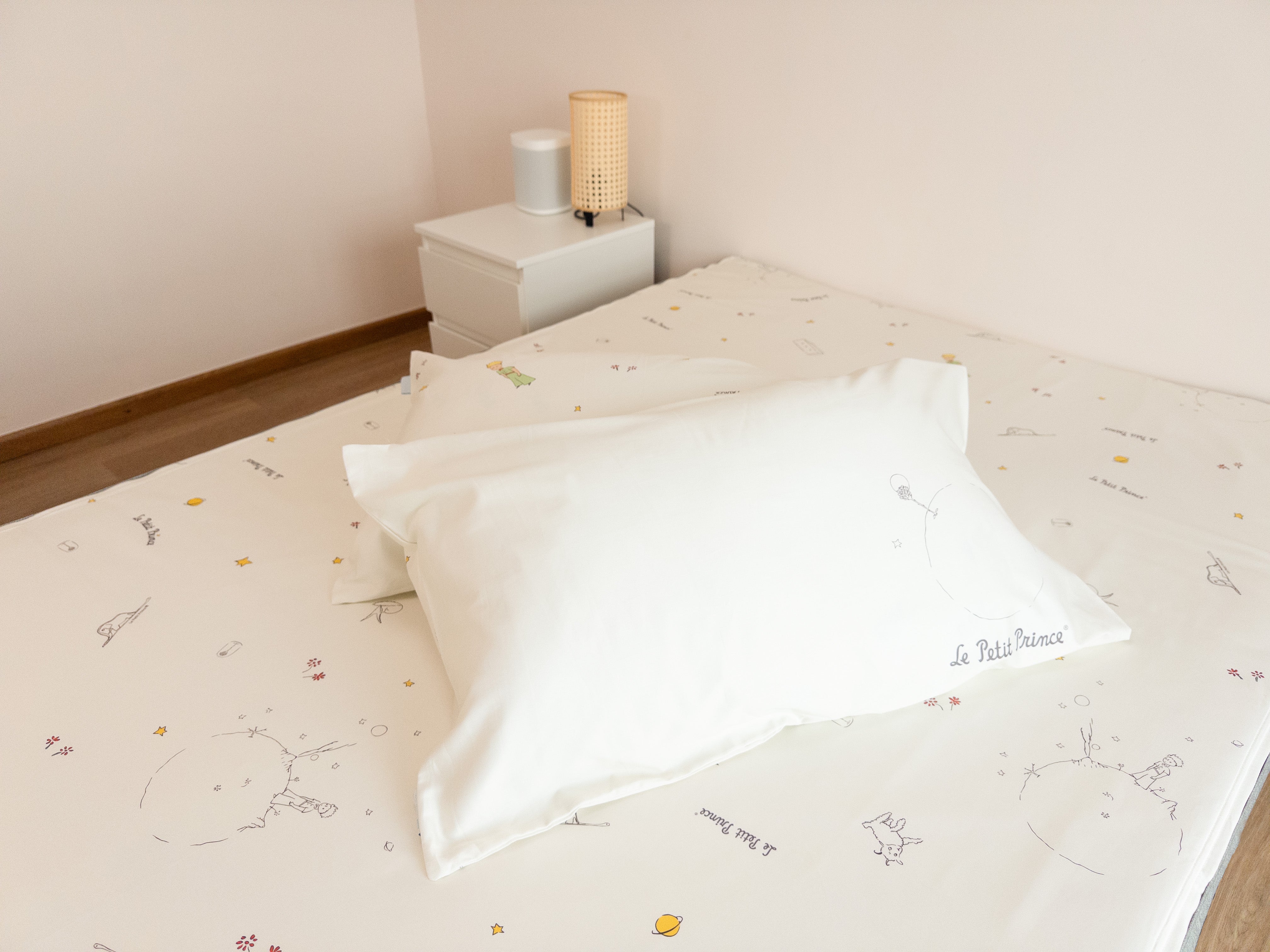 床面連枕頭套兩個|Gen. 2 全棉|Le Petit Prince® 小王子 Classic