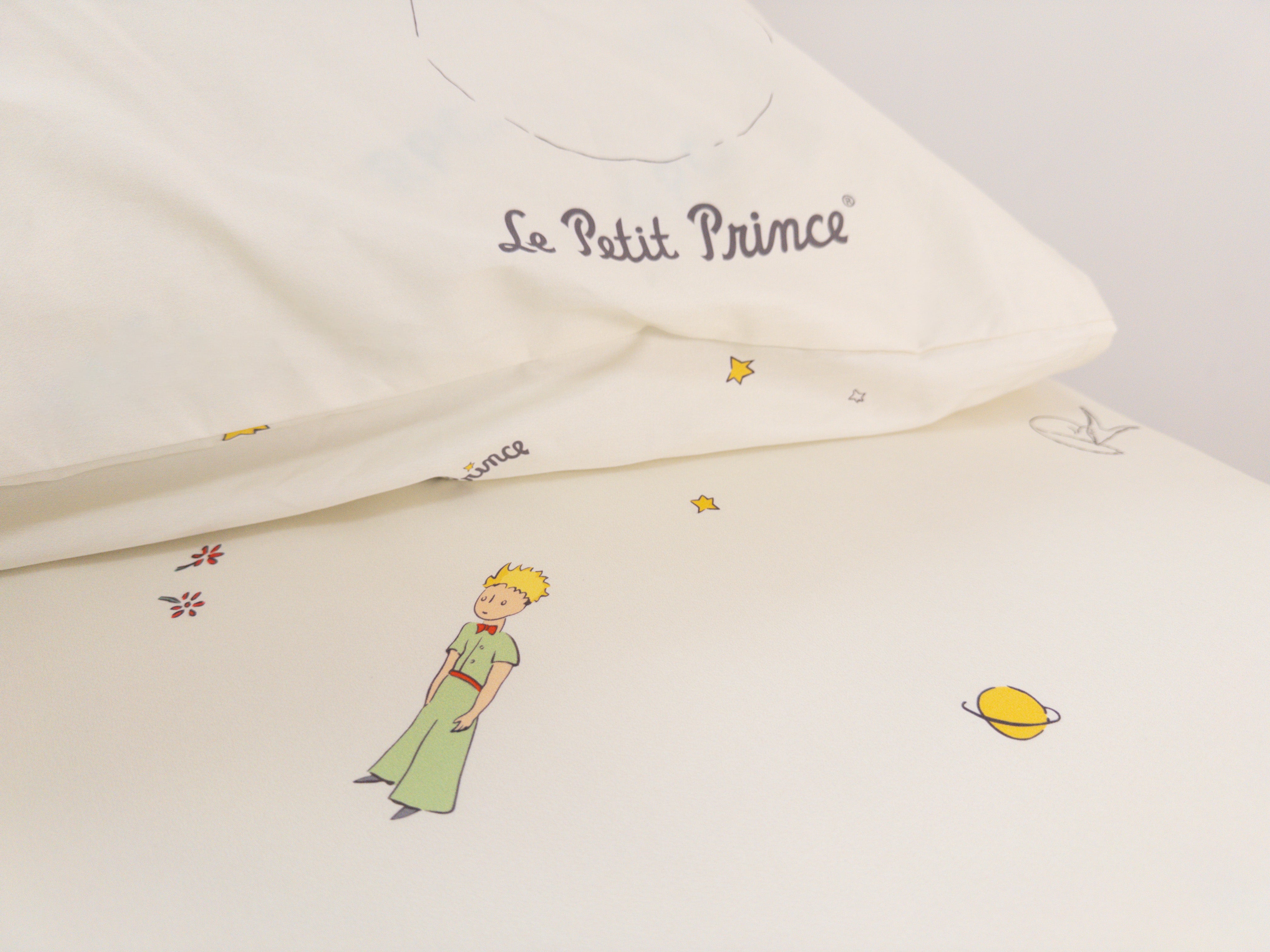 床面連枕頭套兩個|Gen. 2 全棉|Le Petit Prince® 小王子 Classic