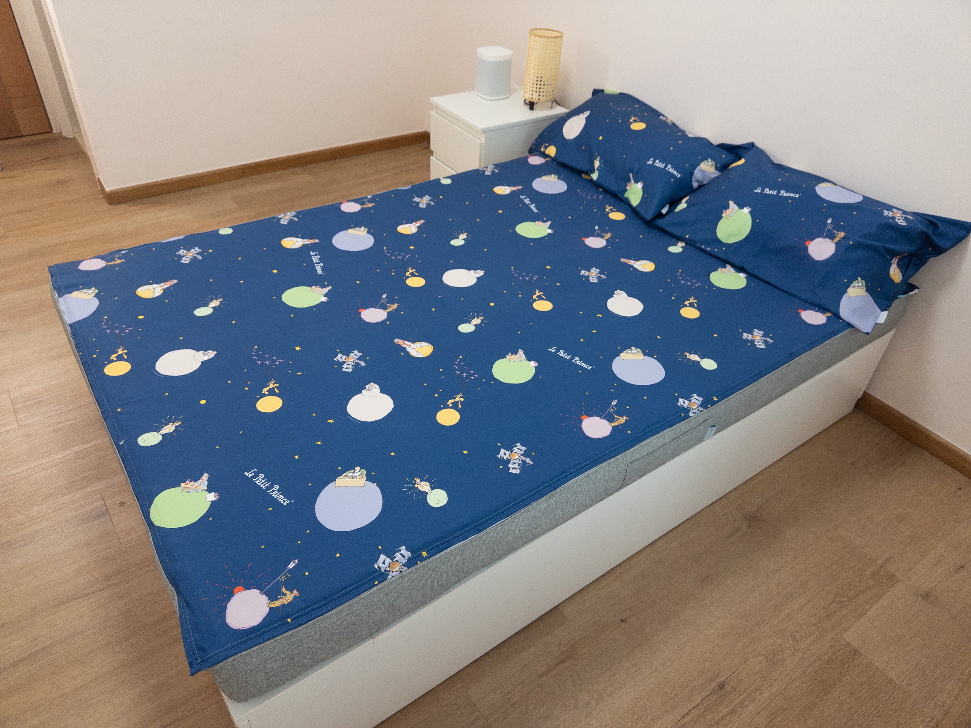 床面連枕頭套兩個|Gen. 2 全棉|Le Petit Prince® 小王子 Journey