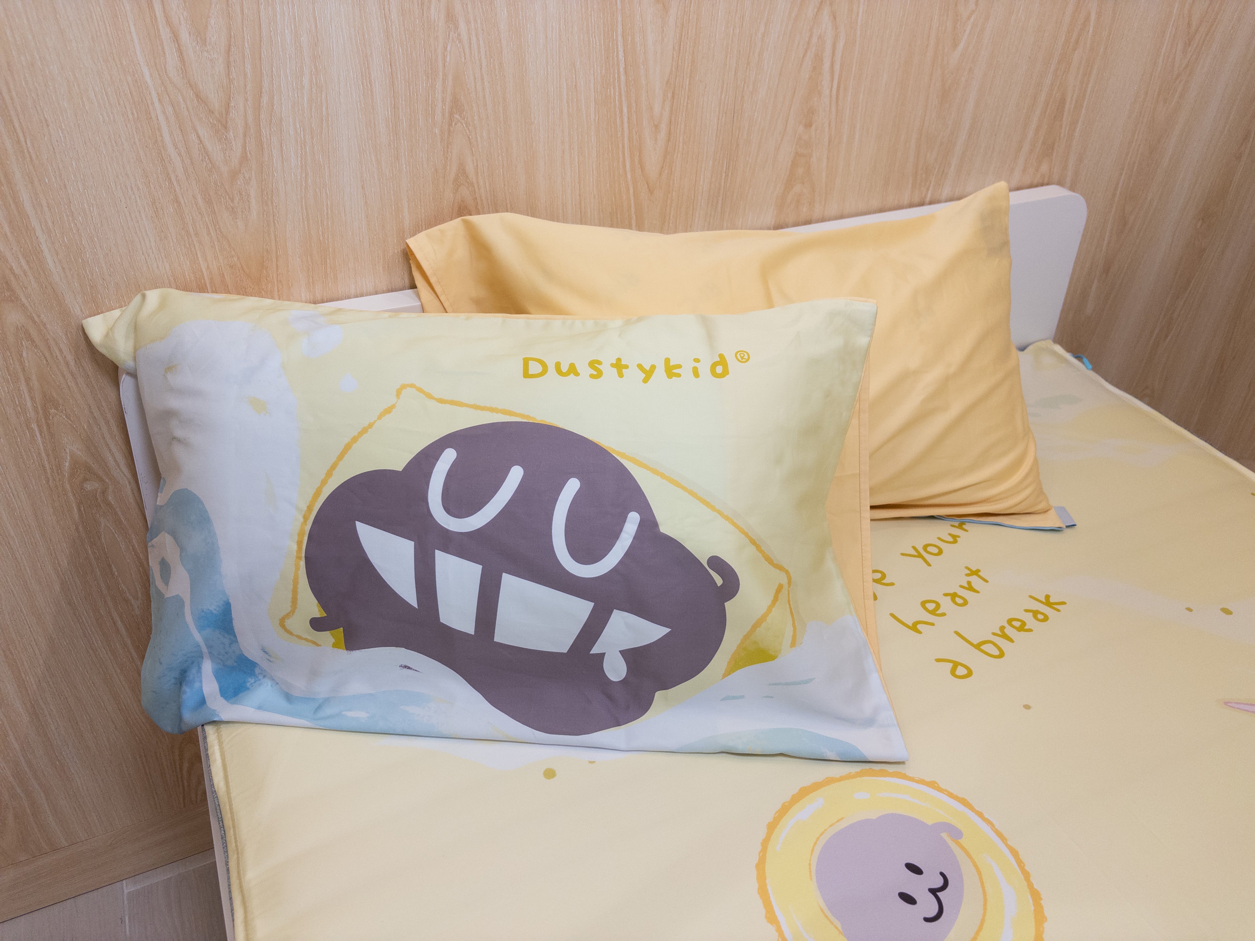 床面連枕頭套兩個｜全棉 (Gen. 2)｜Dustykid® 海灘週末