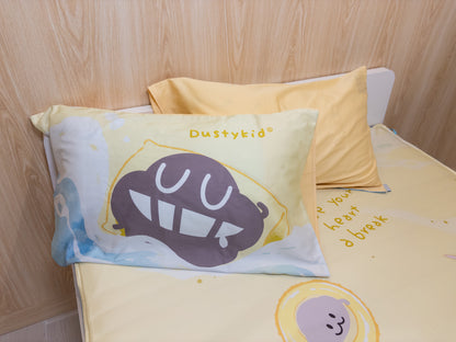 床面連枕頭套兩個｜全棉 (Gen. 2)｜Dustykid® 海灘週末