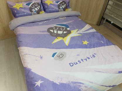 New Duvet Cover | 100% Cotton (Gen. 2) | Dustykid® Purple Galaxy