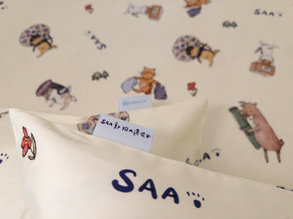 床面連枕頭套兩個｜Gen. 2 全棉｜Re Pillow Co. x SAA 特別版