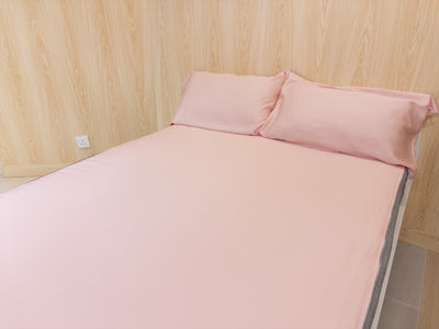 Sheet set with two pillowcases | ULTRA FINE (Gen. 2) | Powder Pink