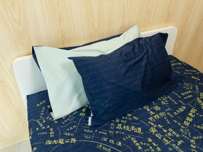 枕頭套｜全棉 (Gen. 2)｜香港地圖特別版