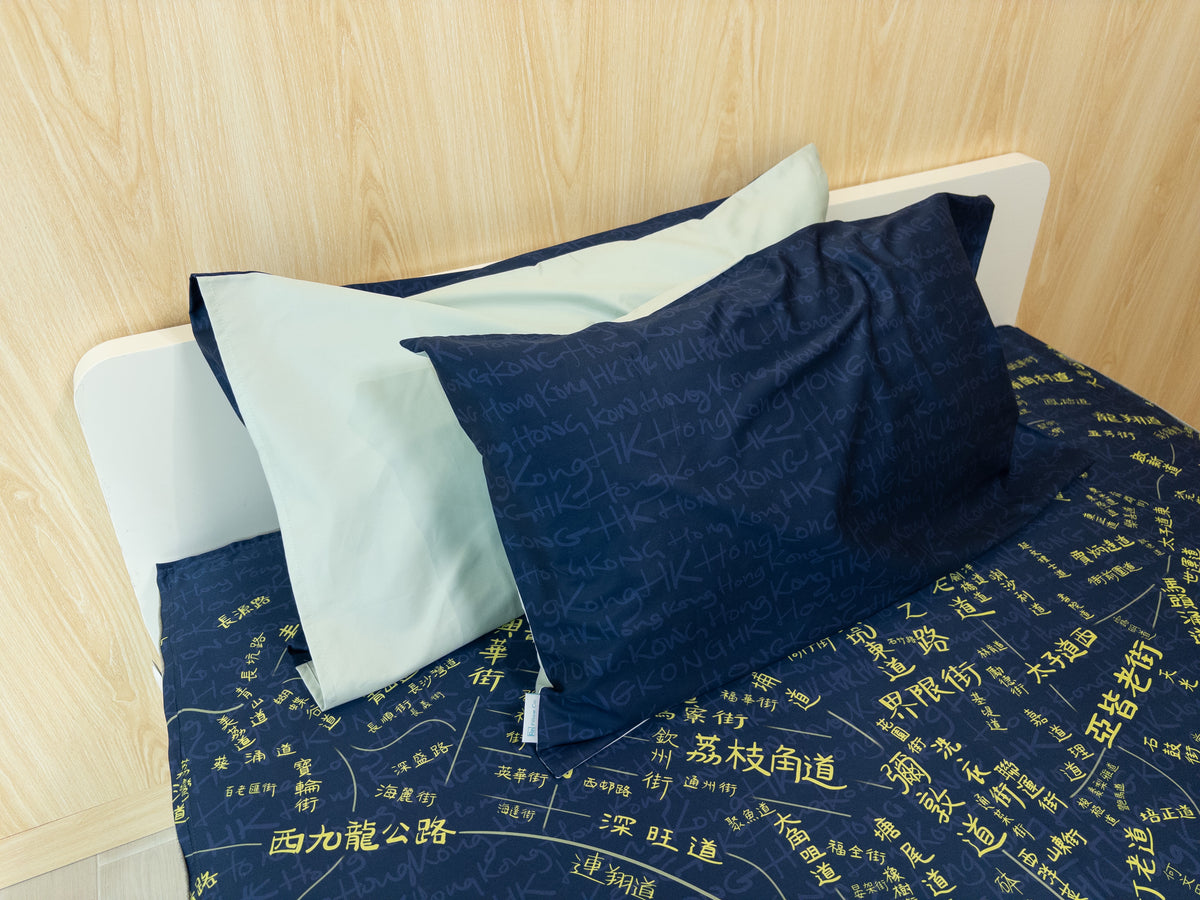 枕頭套｜全棉 (Gen. 2)｜香港地圖特別版