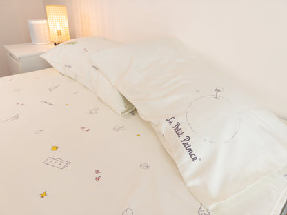 床面連枕頭套兩個｜Gen. 2 全棉｜Le Petit Prince® 小王子 Classic
