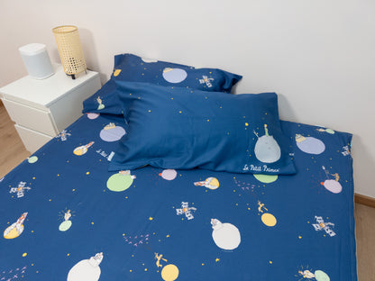 床面連枕頭套兩個｜Gen. 2 全棉｜Le Petit Prince® 小王子 Journey