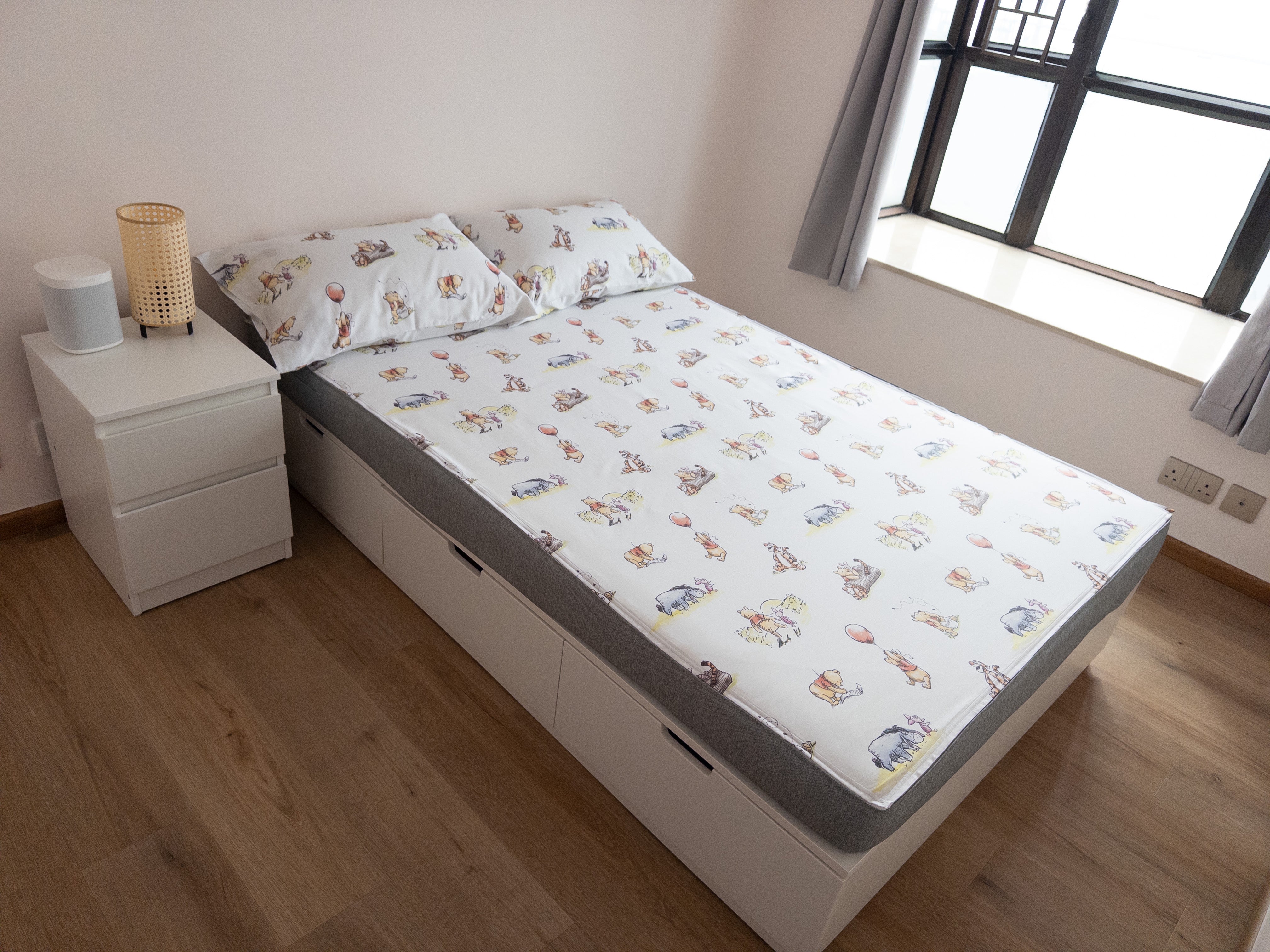 Bedding with two pillowcases | Gen. 2 100% Cotton | Winnie the Pooh® Balloon Adventure