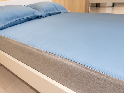 床面連枕頭套兩個｜ULTRA FINE 細滑 (Gen. 2)｜Azure 碧藍