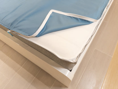 床面連枕頭套兩個｜ULTRA FINE 細滑 (Gen. 2)｜Azure 碧藍