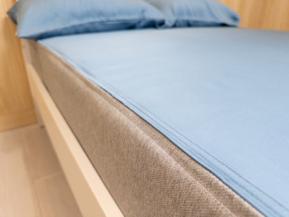 床面連枕頭套兩個｜ULTRA FINE 細滑 (Gen. 2)｜Azure 碧藍