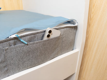 床面連枕頭套兩個｜ULTRA FINE 細滑 (Gen. 2)｜Azure 碧藍