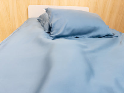 床面連枕頭套兩個｜ULTRA FINE 細滑 (Gen. 2)｜Azure 碧藍