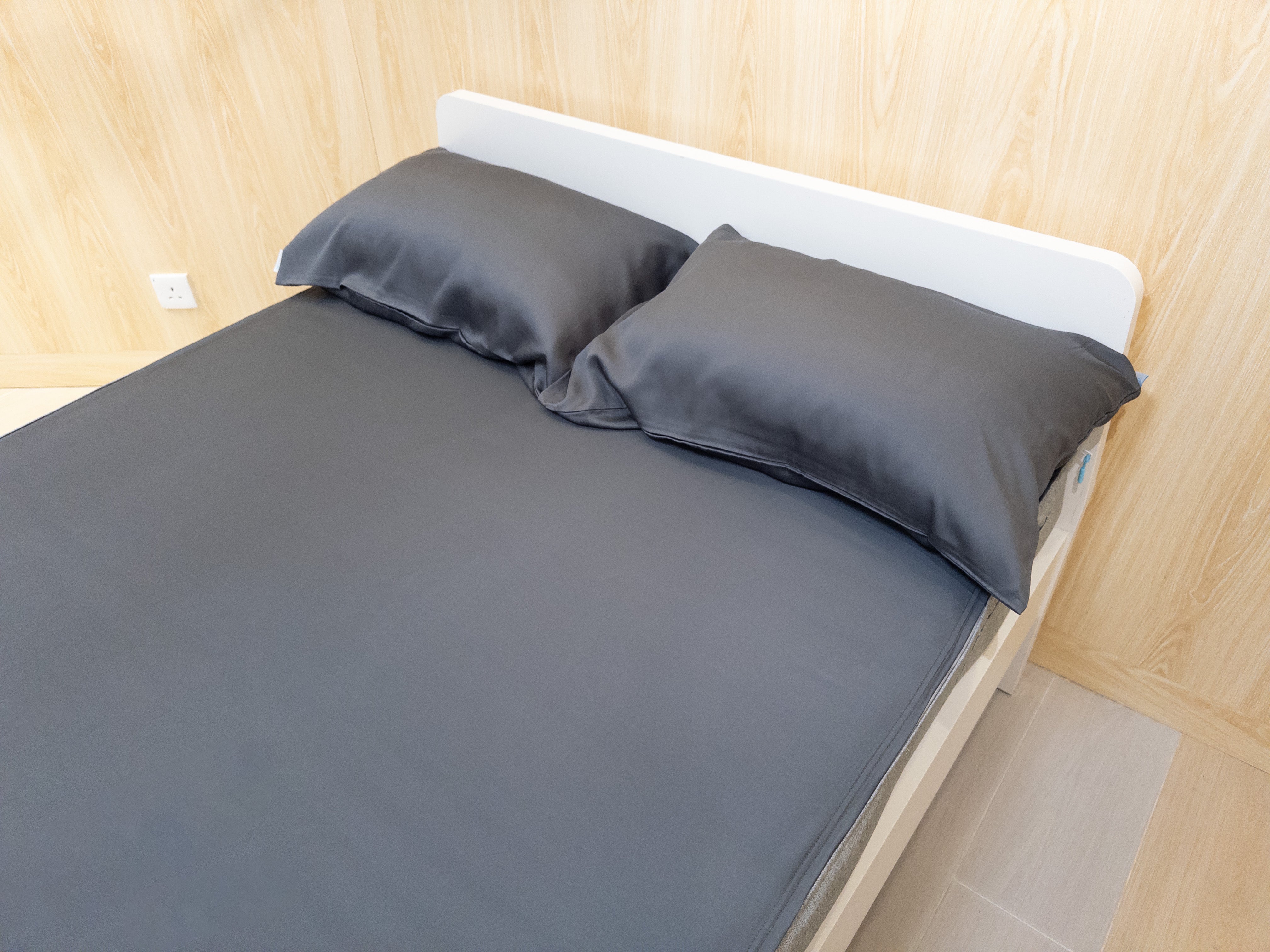 床面連枕頭套兩個｜ULTRA FINE 細滑 (Gen. 2)｜Charcoal 深灰