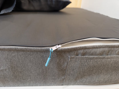 床面連枕頭套兩個｜ULTRA FINE 細滑 (Gen. 2)｜Charcoal 深灰